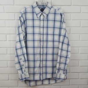 Bills Khakis Tattersall Cotton Button Down Shirt